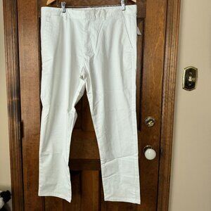 NWT Calvin Klein White Slim Fit Chino Pants 38W x 30L